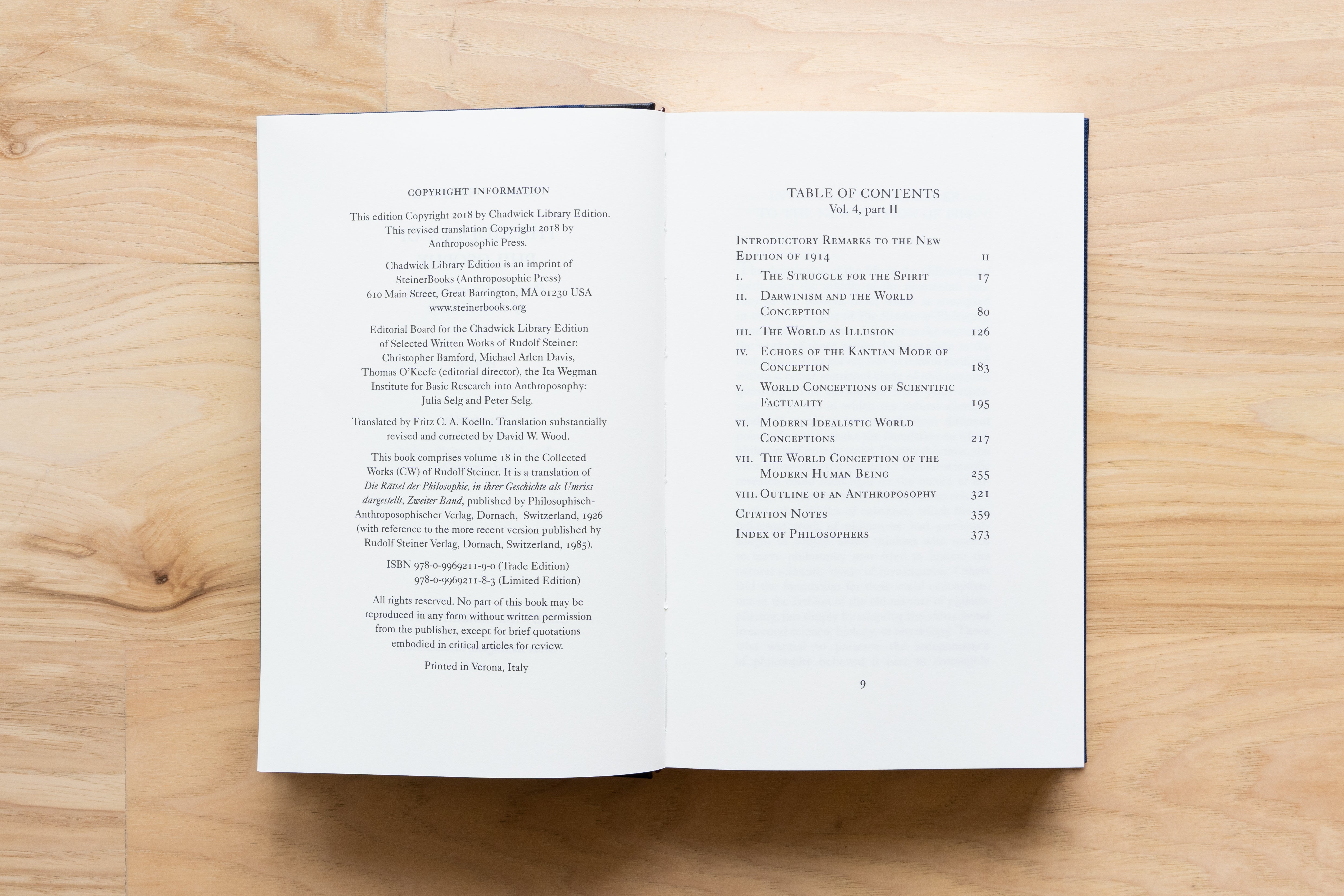 The Riddles of Philosophy – Part I, II – Chadwick Library Press